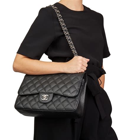 chanel metallic chain classic flap bag|chanel classic flap bag jumbo.